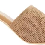 صندل مزخرف مفتوح من الامام بكعب رفيع للنساء من ستايلي