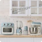 ⁦ماكينة تحضير القهوة والاسبريسو كلاسيكية من اريتي، لون كريمي/ ازرق، طراز 1389A - 'تأتي مع ضمان لمدة عام واحد على الاقل ضد عيوب التصنيع'⁩ - الصورة ⁦6⁩