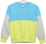 نيون سويتر ازرق للاطفال الاولاد - 13-14 سنة