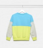 ⁦نيون سويتر ازرق للاطفال الاولاد - 13-14 سنة⁩ - الصورة ⁦4⁩