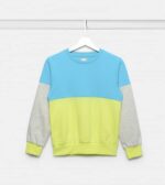 ⁦نيون سويتر ازرق للاطفال الاولاد - 13-14 سنة⁩ - الصورة ⁦3⁩