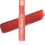 اتود احمر شفاه سائل فيكسينج تينت #02 فينتاج ريد من هاوس اتود | احمر شفاه سائل عالي الاصطباغ يدوم طويلا | مقاوم للماء وخفيف الوزن بلمسة نهائية مات | تغطية كاملة