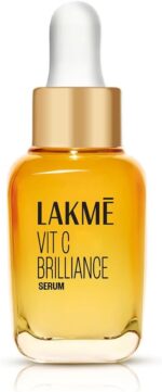 لاكمي سيروم للوجه بفيتامين سي بلس من 9 تو 5 مع مركب فيتامين سي النقي بنسبة 98%، يحسن ملمس البشرة ويضيء ويعطي بشرة صحية ومتوهجة لجميع انواع البشرة، 30 مل