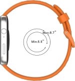 ⁦6 قطع من الاساور البديلة لساعة هواوي فيت 4 برو/فيت 4/فيت 3، سوار معصم رياضي من السيليكون قابل للتعديل للنساء والرجال، سوار معصم رياضي خفيف الوزن⁩ - الصورة ⁦2⁩