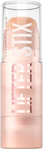 مايبيلين قلم وجه ليفتر ستيكس متعدد الاستخدامات من نيويورك، كونتور وبرونزر وكونسيلر وكريم اساس مع زيت بذور التوت البري 20