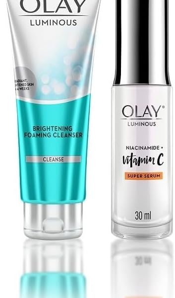 اولاي مجموعة فيتامين سي لـ 2X جلو - سيروم + منظف