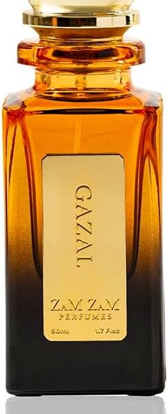 عطر للجنسين من زمزم غزال - 50 مل او دي بارفان | عطر شرقي خشبي يدوم طويلا مع خشب العود والورد والتوت وخشب العنبر | رائحة انيقة للرجال والنساء، لجميع المناسبات