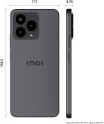 ⁦اينوي A54 سبكتر 6.75 انش، 4G LTE، HD+، معالج MTK G88 2.0GHz، ذاكرة RAM 12GB (دمج ذاكرة 4+8GB) + روم 128GB، 50MP + 2MP + كاميرا ثلاثية احادية اللون بالذكاء الاصطناعي، تيتانيوم اسود، ضمان 777 يوم⁩ - الصورة ⁦3⁩