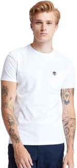 تي شيرت دانستن ريفر بقصة ضيقة للرجال من تمبرلاند