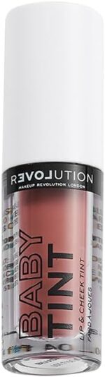 ⁦ملون شفاه وخدود بيبي تينت من ريفوليوشن ريلوف، 0.05 مل، بلش⁩ - الصورة ⁦2⁩