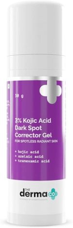 ذي ديرما كو جل مصحح البقع الداكنة بحمض كوجيك بنسبة 3% للبشرة الخالية من البقع والمشرقة - 30 غرام