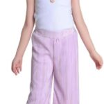 بالازو بكسر مطاطي بالكامل للبنات