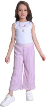 بالازو بكسر مطاطي بالكامل للبنات