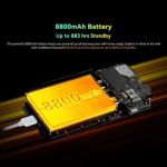 ⁦هاتف ذكي متين BV8100 هيليو G99 6.5 انش 2.4K FHD+ 120Hz 24 (8+16) GB RAM 256GB 50MP 8800mAh 45 واط اندرويد 14⁩ - الصورة ⁦8⁩