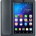 هاتف مكتبي 4G VoLTE GSM بشريحة اتصال واي فاي وبلوتوث وشاشة لمس لاسلكية ثابتة بنظام اندرويد