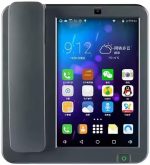 هاتف مكتبي 4G VoLTE GSM بشريحة اتصال واي فاي وبلوتوث وشاشة لمس لاسلكية ثابتة بنظام اندرويد