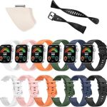 6 قطع من الاساور البديلة لساعة هواوي فيت 4 برو/فيت 4/فيت 3، سوار معصم رياضي من السيليكون قابل للتعديل للنساء والرجال، سوار معصم رياضي خفيف الوزن