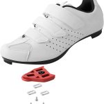 حذاء ركوب الدراجات على الطرق للرجال والنساء من بايسكل مع مشبك دلتا - متوافق مع بيلوتون شيمانو اس بي دي اند لوك ارك دلتا - مثالي لدراجات سباق الطرق الداخلية