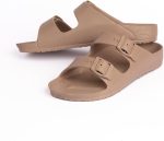 ⁦صندل بشريط مزدوج للنساء من FP-WO-JET-FE-BEG*BEG-39، لون بيج، مقاس 39 EU⁩ - الصورة ⁦6⁩