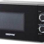 جيباس ميكروويف يدوي سولو 700 واط | فرن ميكروويف سولو 20 لتر مع 5 مستويات طاقة | اعادة تسخين، وظيفة اذابة الثلج التلقائي ومؤقت 30 دقيقة | 2 قرص دوار، سهل التنظيف | تصميم صغير انيق