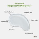 ⁦جل الصبار من ديجا | نقي وعضوي متعدد الاغراض | شفاف غير لاصق للوجه والبشرة والشعر | يهدئ حب الشباب والبقع الداكنة وحروق الشمس | للرجال والنساء | لجميع انواع البشرة (100 غرام)⁩ - الصورة ⁦4⁩