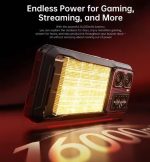 ⁦هاتف فاير 6 راجد بشاشة 6.55 انش 90Hz وذاكرة RAM 6GB وروم 256GB وكاميرا رئيسية 50MP بالذكاء الاصطناعي 10400mAh/18 واط اندرويد 14⁩ - الصورة ⁦6⁩