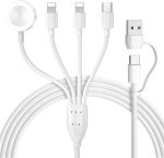 ايليفانت بوت® كيبل USB C للشحن المغناطيسي اللاسلكي لايفون، كيبل شحن 4 في 1 للجوال والتابلت والساعة الذكية من USB/USB C الى USB C