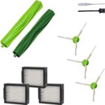 سينيني ملحقات قطع غيار للمكنسة الكهربائية اي روبوت رومبا i7 j7 i6 i8 i3 i4 i1 e5 e6 I E سلسلة تتضمن فرشاة شعيرات و3 عبوات فلتر وفرشاة جانبية