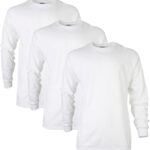 Gildan Unisex-Adult Ultra Cotton Long Sleeve T-Shirt, Style G2400, (Pack of 3)
