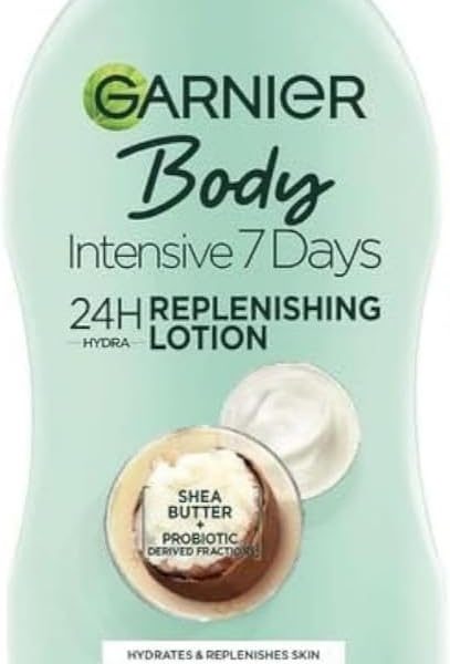 كريم لوشن للجسم انتنسيف 7 دايز بزبدة الشيا للبشرة الجافة من غارنييه، 400 مل