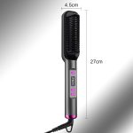 ⁦فرشاة فرد الشعر من بي سي ام سي زد سي دي سي، مكواة شعر مع مشط مدمج، طلاء سيراميك تورمالين، تسخين سريع واعدادات درجة حرارة 80 الى 230 درجة مئوية. فرشاة فرد الشعر لتصفيف الشعر في المنزل⁩ - الصورة ⁦6⁩