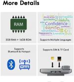 ⁦هاتف مكتبي 4G VoLTE GSM بشريحة اتصال واي فاي وبلوتوث وشاشة لمس لاسلكية ثابتة بنظام اندرويد⁩ - الصورة ⁦8⁩