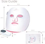 ⁦ستايل برو قناع وجه باضاءة LED من ويفلينجث - متعدد الاوضاع للعناية بالبشرة مع ضوء احمر وازرق بالاشعة تحت الحمراء القريبة للتجاعيد والعيوب - مرن، قابل لاعادة الشحن، سهل الاستخدام، مصمم في المملكة⁩ - الصورة ⁦8⁩