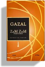 ⁦عطر للجنسين من زمزم غزال - 50 مل او دي بارفان | عطر شرقي خشبي يدوم طويلا مع خشب العود والورد والتوت وخشب العنبر | رائحة انيقة للرجال والنساء، لجميع المناسبات⁩ - الصورة ⁦3⁩