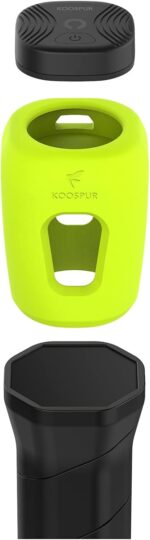 ⁦جهاز كشف الحركة بجهاز استشعار لمضرب التنس مع بلوتوث 4.0 متوافق مع الهواتف الذكية التي تعمل بنظام اندرويد واي او اس (اسود)⁩ - الصورة ⁦6⁩