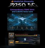 ⁦هاتف ذكي هايبر 7 برو مقاوم للماء، اندرويد 14 + 5G، 200MP، 36GB + 256GB، شاشة 6.6 انش FHD، 10800mAh، 33 واط، جوال مقاوم للماء⁩ - الصورة ⁦6⁩