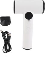 ⁦جوشيدا مجفف شعر لاسلكي بشاشة رقمية، مجفف شعر قابل لاعادة الشحن بمنفذ USB بـ3 سرعات مع فوهة، مجفف شعر محمول للسفر والسكن والتخييم في الهواء الطلق⁩ - الصورة ⁦7⁩