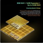 ⁦هاتف ذكي متين BV8100 هيليو G99 6.5 انش 2.4K FHD+ 120Hz 24 (8+16) GB RAM 256GB 50MP 8800mAh 45 واط اندرويد 14⁩ - الصورة ⁦6⁩