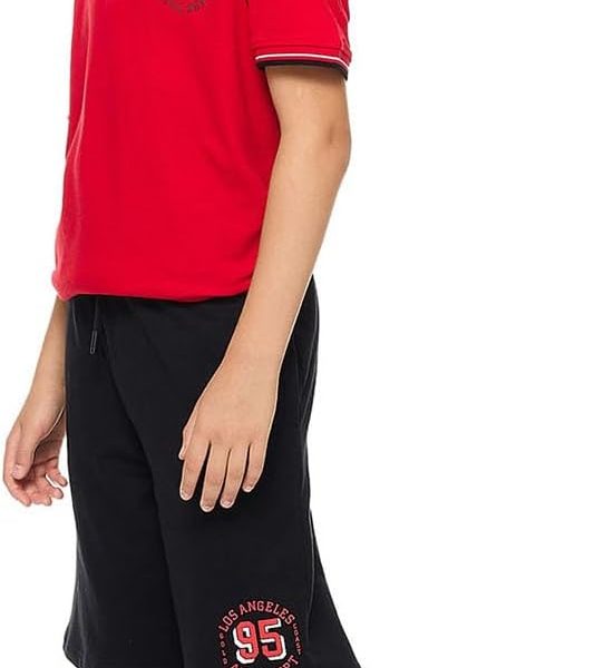 R&B Boys 125-0973TB129-6 Printed Bermuda Shorts with Drawstring Waist