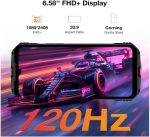 ⁦جوال في ماكس بلس متين 5G، 22000mAh 16GB+512GB، اندرويد 14، رؤية ليلية 200MP+32MP+20MP، شاشة 6.55 انش FHD+120Hz IPS، مقاوم للماء IP68/IP69K، NFC/OTG (اسود)⁩ - الصورة ⁦6⁩