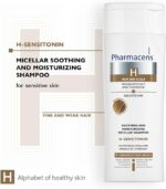 ⁦شامبو فارمسيرز إتش سينسيتونين لفروة الرأس والشعر الحساسة، 250 مل – تركيبة مهدئة من النعناع وزيت بذور اللفت مع بذور الكتان وفيتامين E لتخفيف الحكة وزيادة الحجم⁩ - الصورة ⁦2⁩