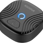 جهاز كشف الحركة بجهاز استشعار لمضرب التنس مع بلوتوث 4.0 متوافق مع الهواتف الذكية التي تعمل بنظام اندرويد واي او اس (اسود)