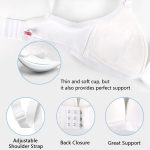 ⁦حمالات صدر رياضية للبنات والمراهقين من سن 8-10، 10-12، 12-14، 14-16 سنة، حمالة صدر قطنية لاسلكية مبطنة خفيفة⁩ - الصورة ⁦4⁩