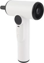 جوشيدا مجفف شعر لاسلكي بشاشة رقمية، مجفف شعر قابل لاعادة الشحن بمنفذ USB بـ3 سرعات مع فوهة، مجفف شعر محمول للسفر والسكن والتخييم في الهواء الطلق