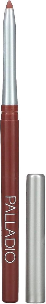بالاديو قلم تحديد شفاه قابل للسحب ومقاوم للماء | صبغة عالية ولون كريمي نحيف | تركيبة مقاومة للتلطخ تدوم طويلا طوال اليوم | لا تحتاج إلى مبراة | نيكد