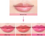 ⁦احمر شفاه متغير اللون، احمر شفاه مود ماجيك مرطب يدوم طويلا ومقاوم للماء، مجموعة احمر شفاه جيلي كريستال (3 قطع، قطعة واحدة (عبوة من قطعة واحدة)⁩ - الصورة ⁦6⁩