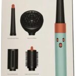 مجفف الشعر دايسون إير راب آي دي متعدد الاستخدامات، كيرلي+كويل HS08، مزود بتقنية البلوتوث - لتجعيدات مثالية (لون سيراميكي/توباز)