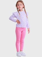 ⁦تيشيرتات للبنات الصغيرات من نويجو - تيشيرتات مطبوعة لابنتك / فتاتك مصنوعة من القطن العضوي بنسبة 100%، مريحة (ابيض)⁩ - الصورة ⁦6⁩