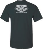 ⁦تي شيرت رجالي مطبوع عليه صورة رمادية دخانية - جولة في الخارج | ايجل بايك⁩ - الصورة ⁦2⁩