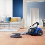 ⁦طقم فلتر للمكانس الكهربائية بدون كيس سلسلة 2000 من فيليبس XV1220/01، اسود/ابيض⁩ - الصورة ⁦7⁩